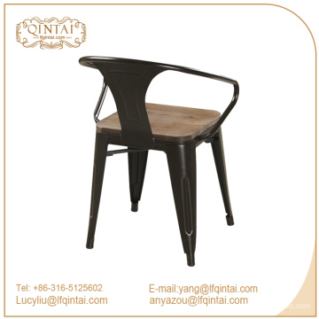 Стулья Triumph с деревянным сиденьем / Стул для столовой из металла Marais / Кафе Marai с порошковым покрытием
